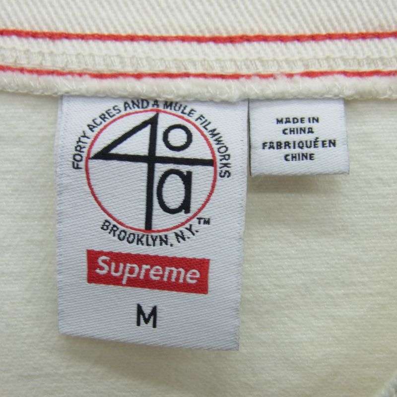 シュプリーム 25SS × 40 Acres 40エーカーズズ Twill Baseball Jersey ツイルベースボール ジャージー 半袖シャツ 買取実績 画像