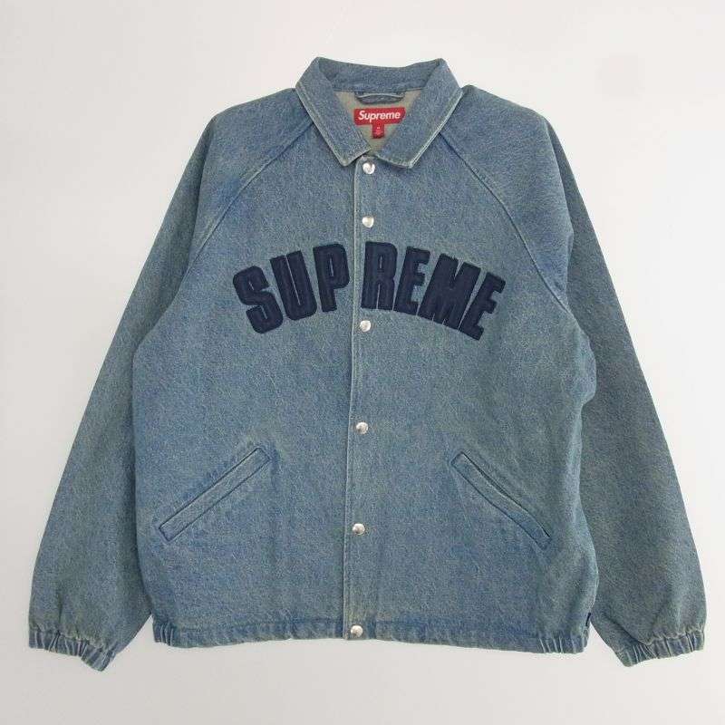 シュプリーム 25SS Arc Denim Coaches Jacket Washed Indigo アーチロゴ デニム コーチ ジャケット ブルゾン 買取実績 画像