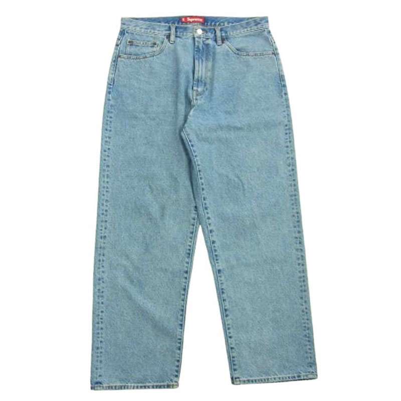 シュプリーム 25SS Baggy Jean Washed Indigo ウォッシュド加工 インディゴ バギージーンズ デニム パンツ 買取実績 画像