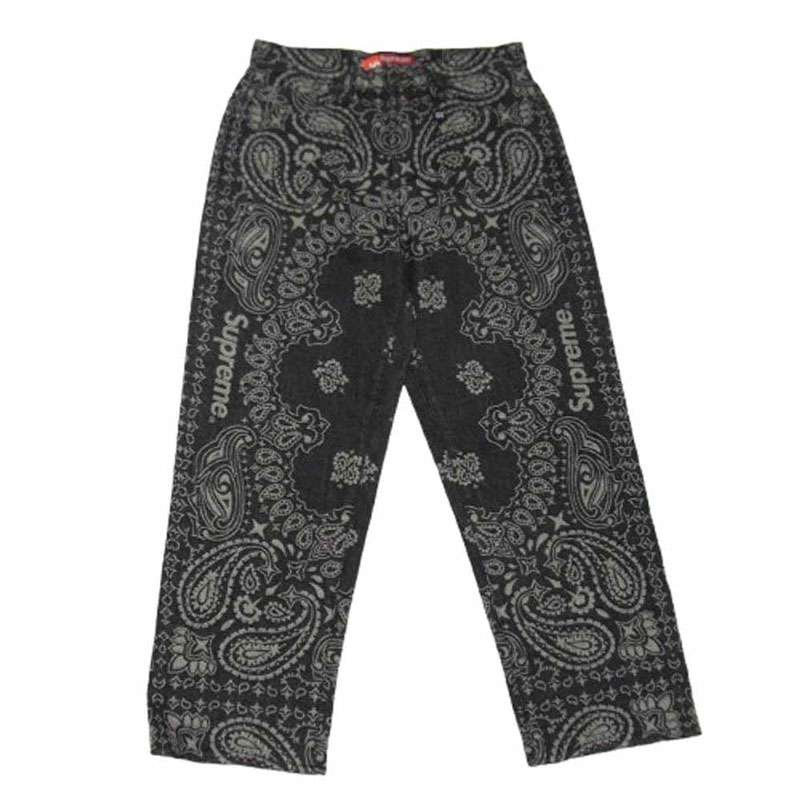 シュプリーム 25SS Bandana Jacquard Baggy Jean バンダナ ジャガード バギー デニムパンツ 買取実績 画像
