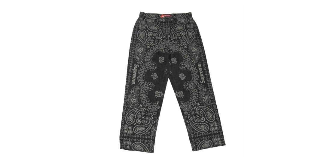 シュプリーム 25SS Bandana Jacquard Baggy Jean 買取実績