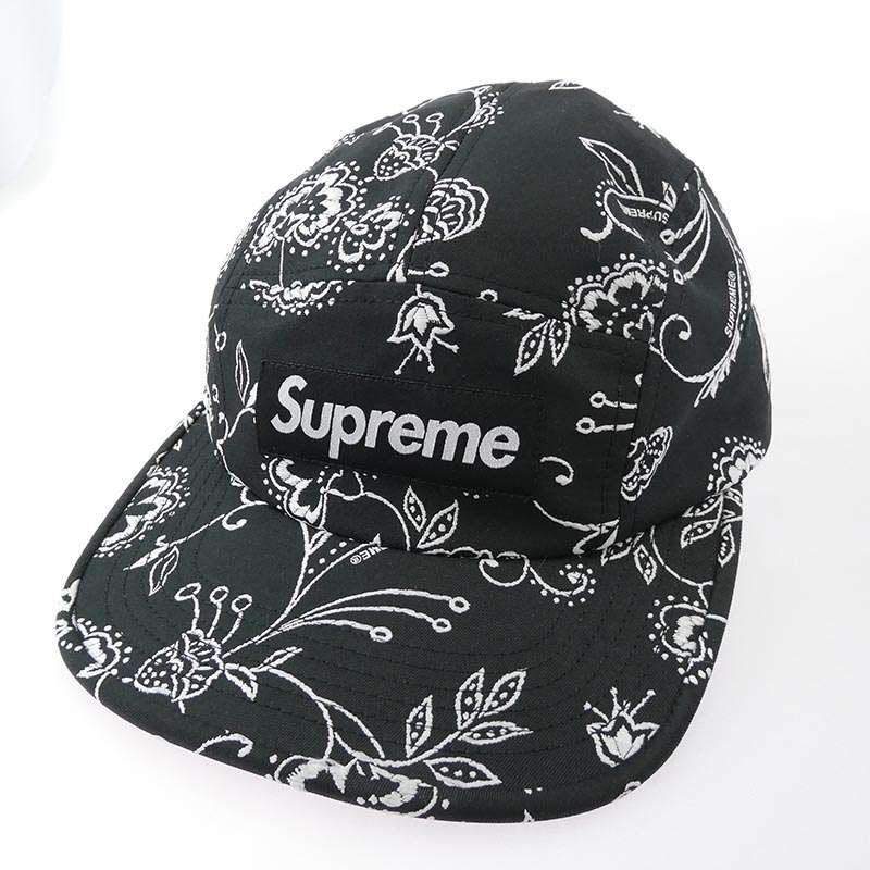 シュプリーム 25SS Bandana Jacquard Denim Camp Cap バンダナ キャンプ キャップ 買取実績 画像