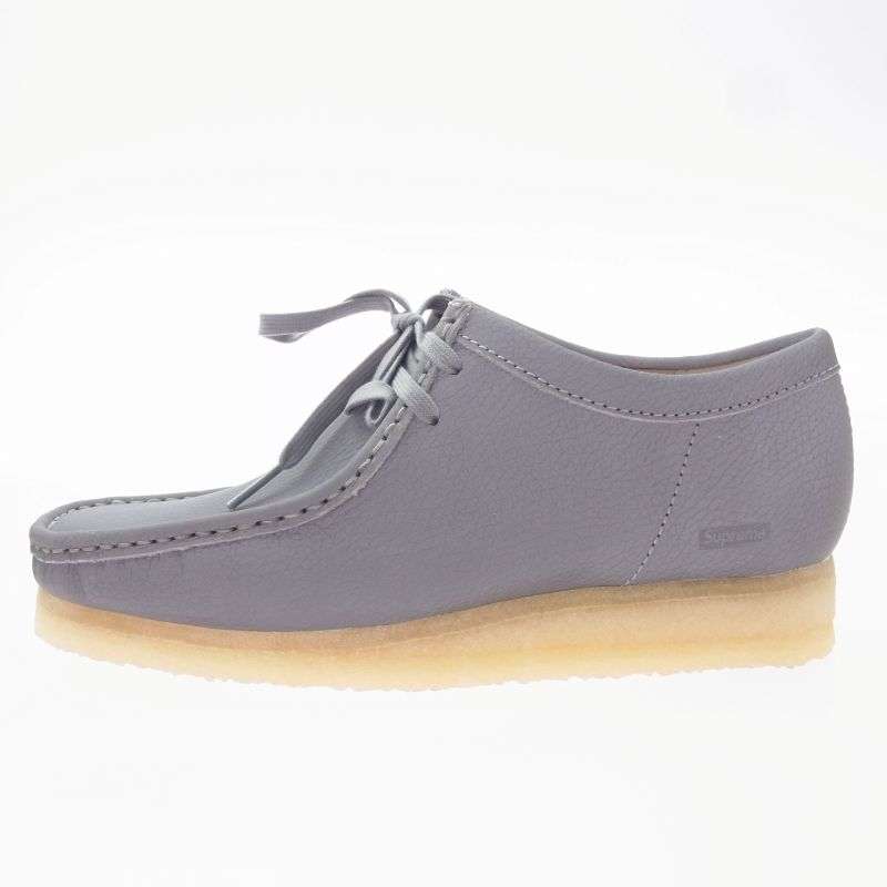 シュプリーム 25SS × Clarks クラークス Reflective Wallabee Silver リフレクティブ ワラビー シルバー シューズ 買取実績 画像