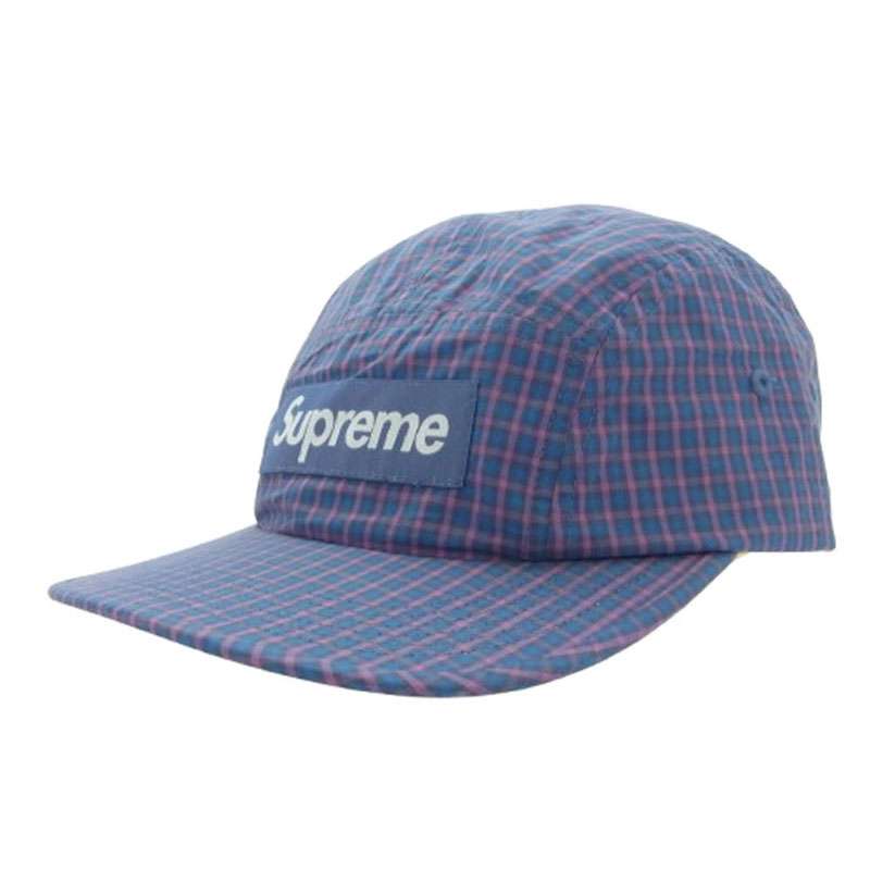 シュプリーム 25SS Cordura Plaid Camp Cap ボックスロゴ コーデュラ プレイド チェック キャンプ キャップ 買取実績 画像