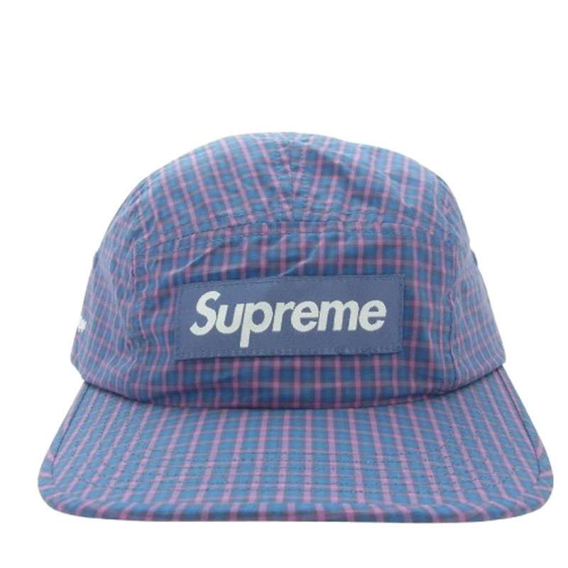 シュプリーム 25SS Cordura Plaid Camp Cap ボックスロゴ コーデュラ プレイド チェック キャンプ キャップ 買取実績 画像