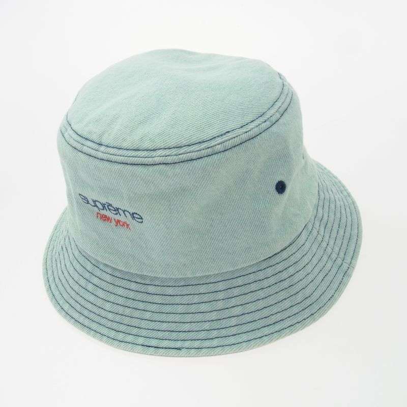 シュプリーム 25SS Denim Crusher Light Washed Indigo デニム クラッシャー ライト ウォッシュド インディゴ バケットハット 帽子 買取実績 画像