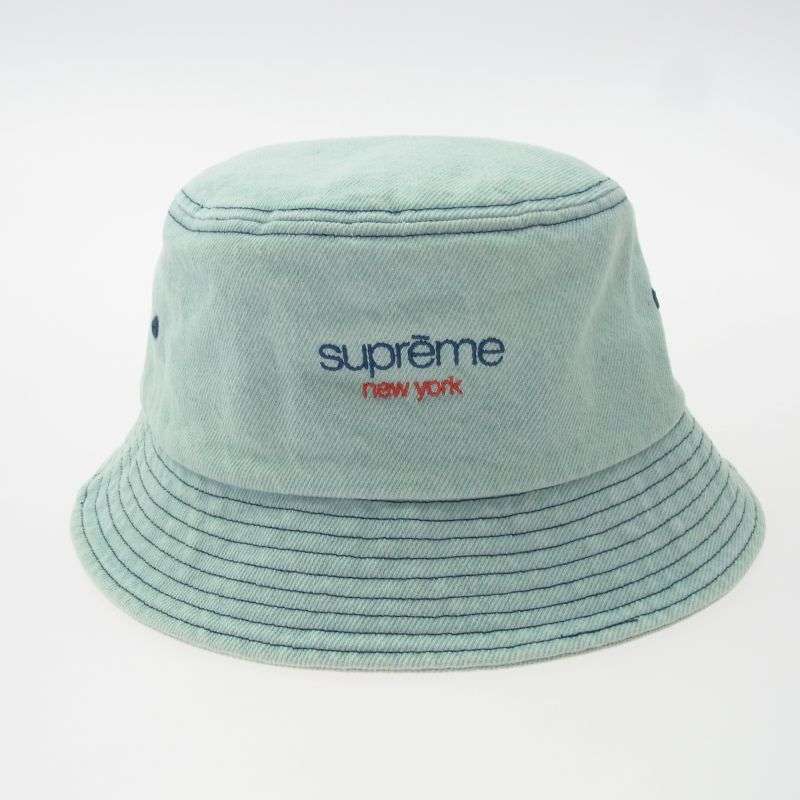 シュプリーム 25SS Denim Crusher Light Washed Indigo デニム クラッシャー ライト ウォッシュド インディゴ バケットハット 帽子 買取実績 画像