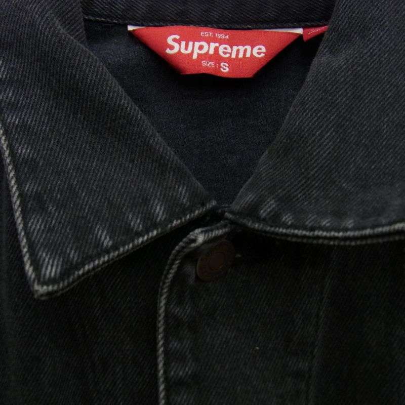 シュプリーム 25SS Denim Trucker Jacket Black デニム トラッカー ジャケット 買取実績 画像