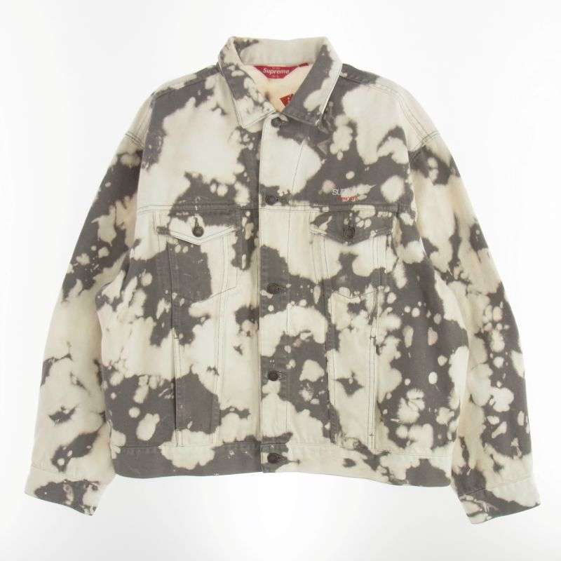 シュプリーム 25SS Denim Trucker Jacket Bleached ブリーチ加工 デニム トラッカー ジャケット 買取実績 画像