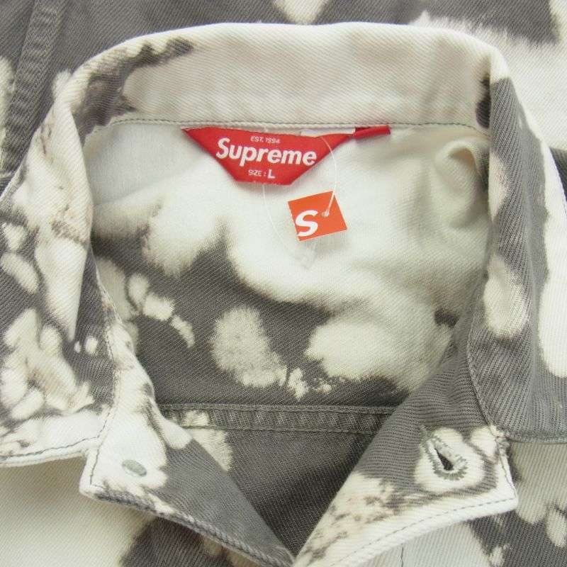 シュプリーム 25SS Denim Trucker Jacket Bleached ブリーチ加工 デニム トラッカー ジャケット 買取実績 画像