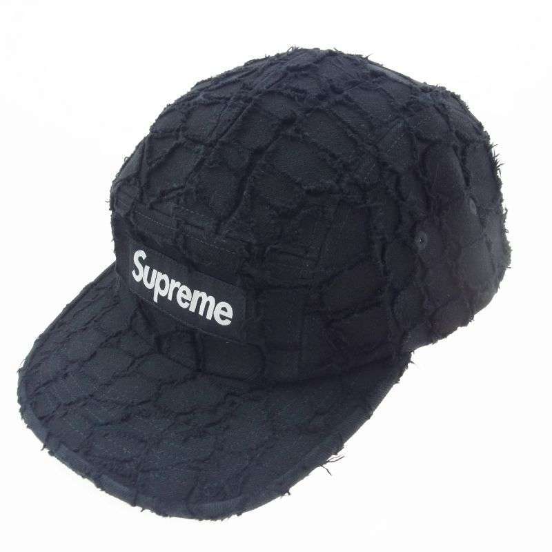 シュプリーム 25SS Frayed Croc Denim Camp Cap デニム キャンプ キャップ 買取実績 画像