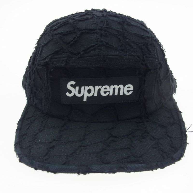 シュプリーム 25SS Frayed Croc Denim Camp Cap デニム キャンプ キャップ 買取実績 画像