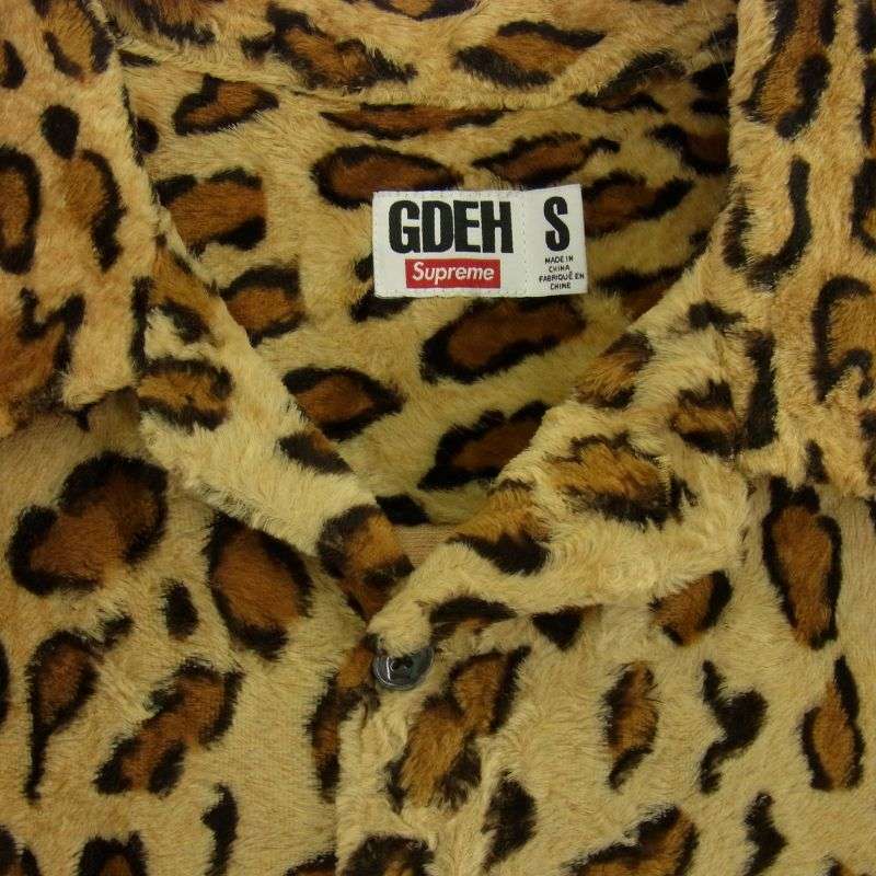シュプリーム 25SS GOODENOUGH グッドイナフ Crushed Rayon S/S Shirt Leopard レーヨン 半袖 シャツ レオパード 買取実績 画像