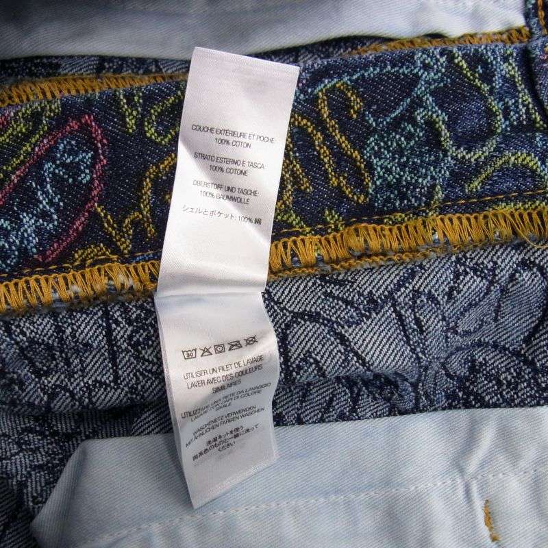 シュプリーム 25SS Handwriting Double Knee Denim Short ハンドライティング ダブルニー デニムショート ショーツ ハーフパンツ 買取実績 画像