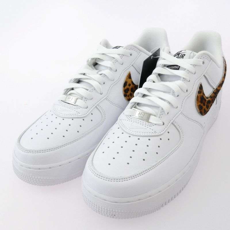 シュプリーム 25SS IM3483-100 x GOODENOUGH Nike Air Force 1 Low White/Leopard グッドイナフ ナイキ エア フォース ワン ロー ホワイト レオパード スニーカー 買取実績 画像