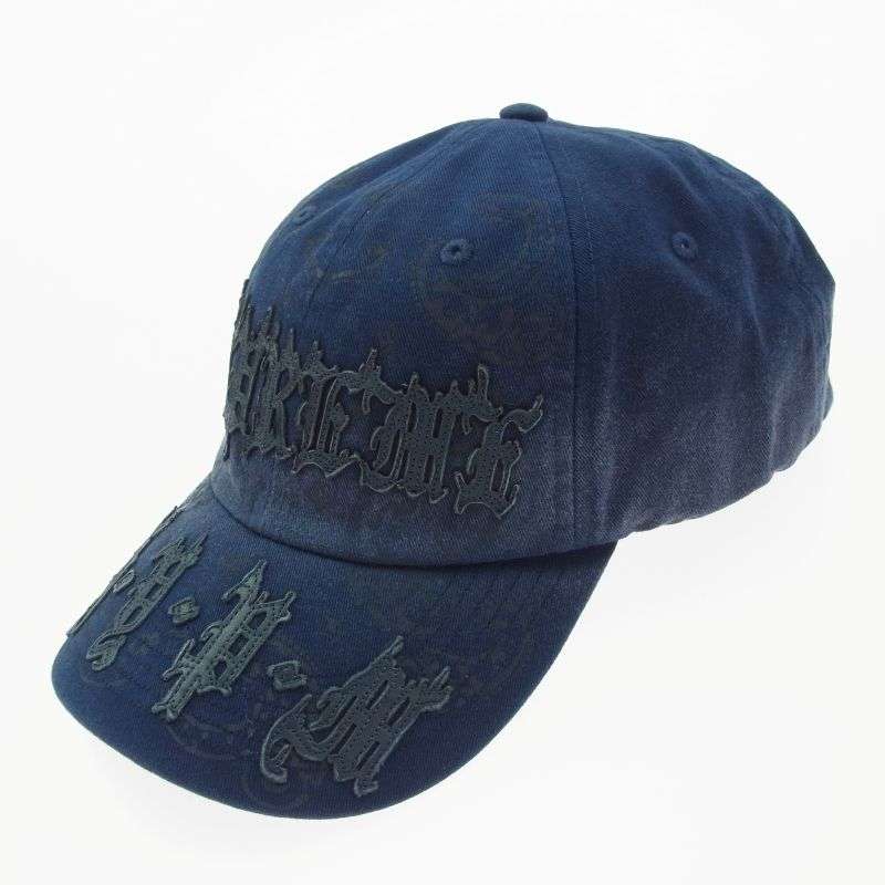 シュプリーム 25SS Leather Applique 6-Panel レザー アップリケ 6パネル キャップ 帽子 買取実績 画像