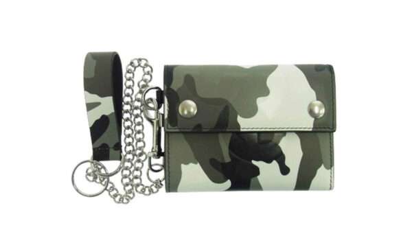 シュプリーム 25SS Leather Chain Wallet Snow Camo 買取実績