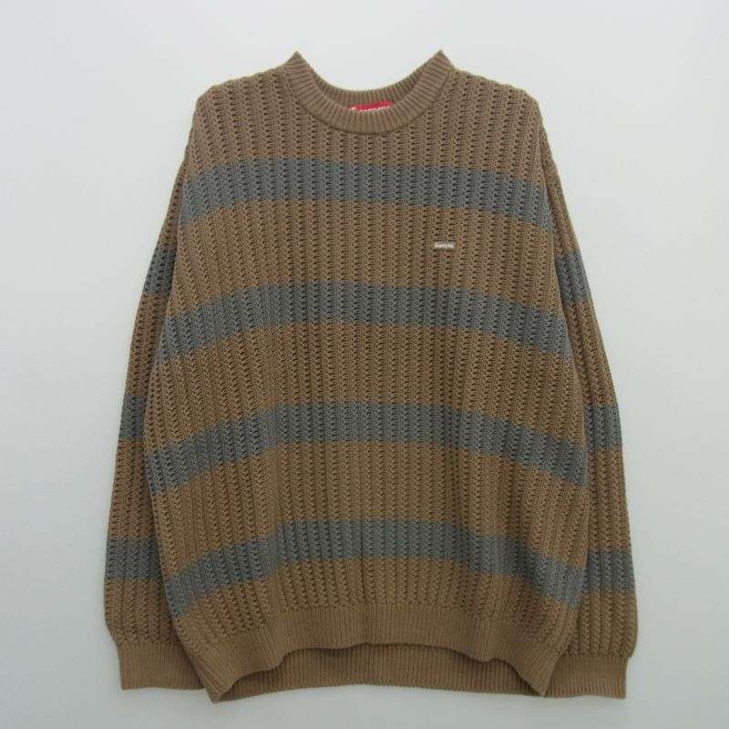 シュプリーム 25SS Loose Gauge Stripe Small Box Sweater ルーズゲージ ストライプ スモールボックス セーター ニット 買取実績 画像