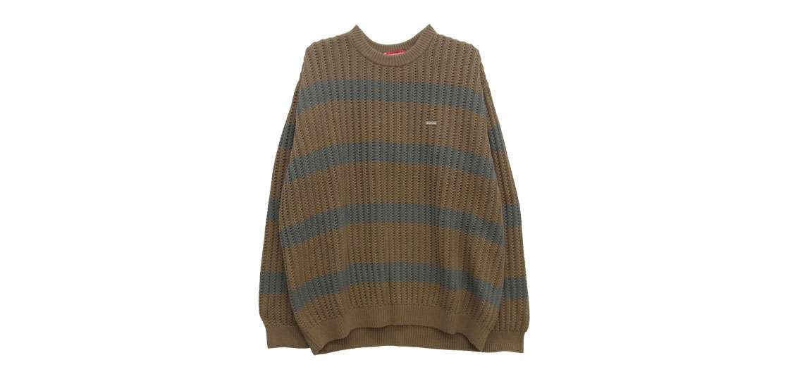 シュプリーム 25SS Loose Gauge Stripe Small Box Sweater 買取実績