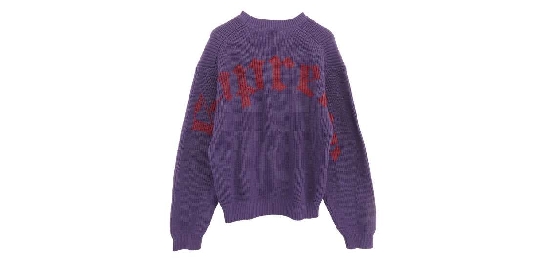 シュプリーム 25SS Old English Printed Sweater  買取実績