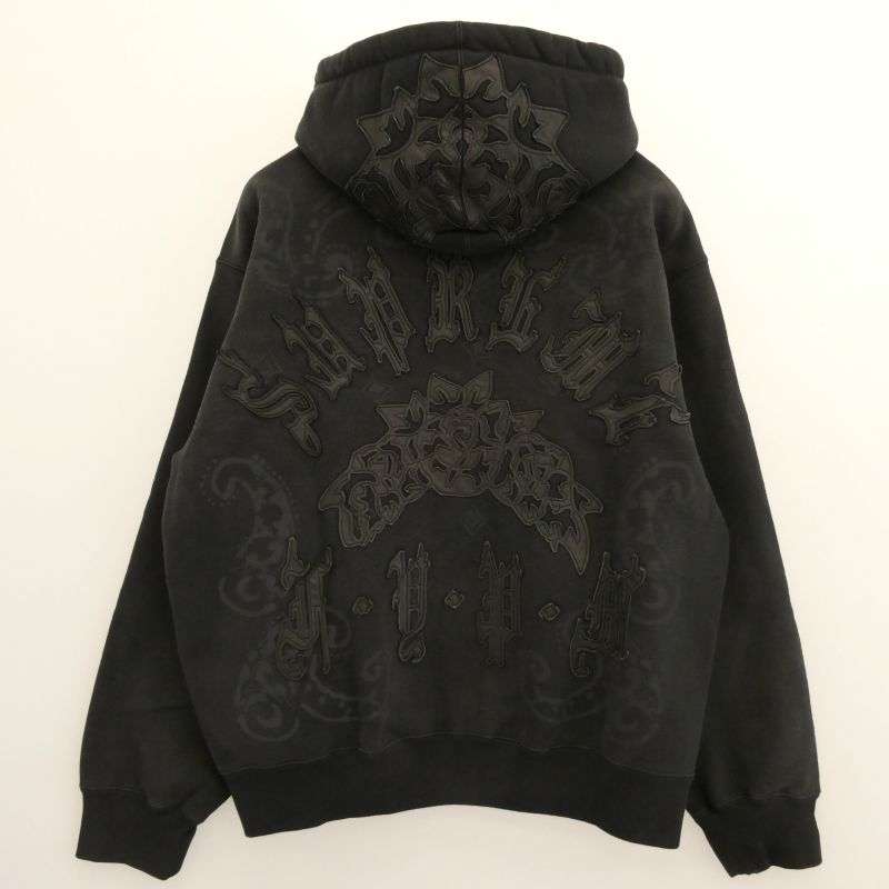 シュプリーム 25SS Paisley加工 Leather Applique Zip Up Hooded Sweatshirt レザー アップリケ ジップ アップ フーデッド スウェット パーカー 買取実績 画像