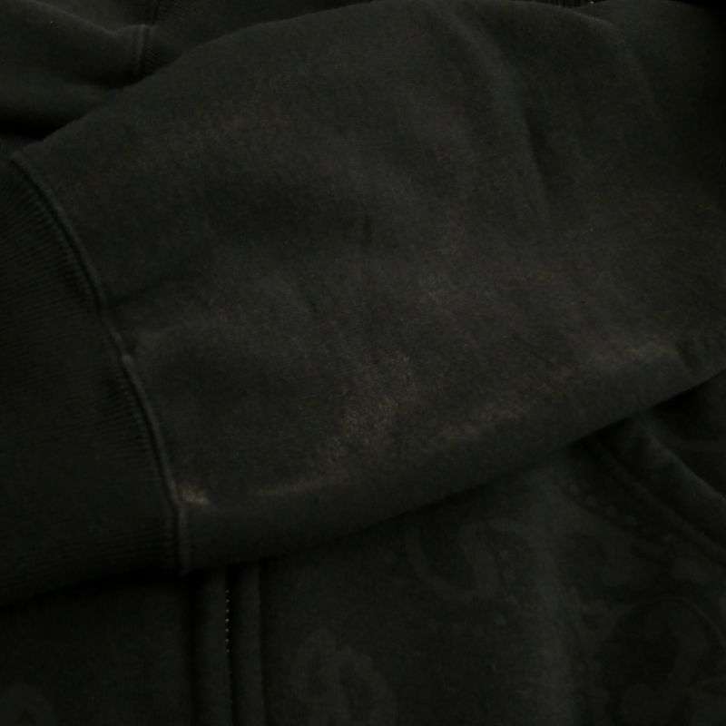 シュプリーム 25SS Paisley加工 Leather Applique Zip Up Hooded Sweatshirt レザー アップリケ ジップ アップ フーデッド スウェット パーカー 買取実績 画像