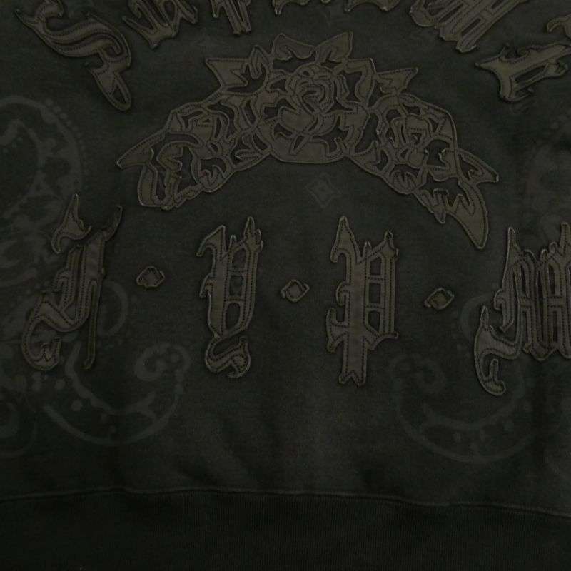 シュプリーム 25SS Paisley加工 Leather Applique Zip Up Hooded Sweatshirt レザー アップリケ ジップ アップ フーデッド スウェット パーカー 買取実績 画像