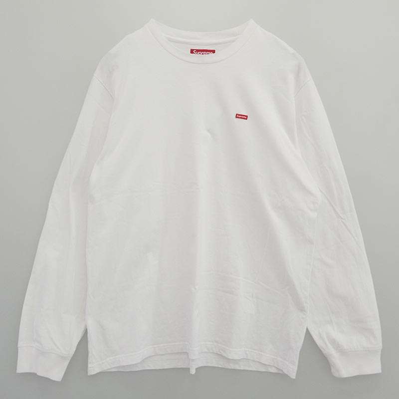 シュプリーム 25SS Small Box Logo L/S Tee スモール ボックス ロゴ クルーネック 長袖 Tシャツ 買取実績 画像