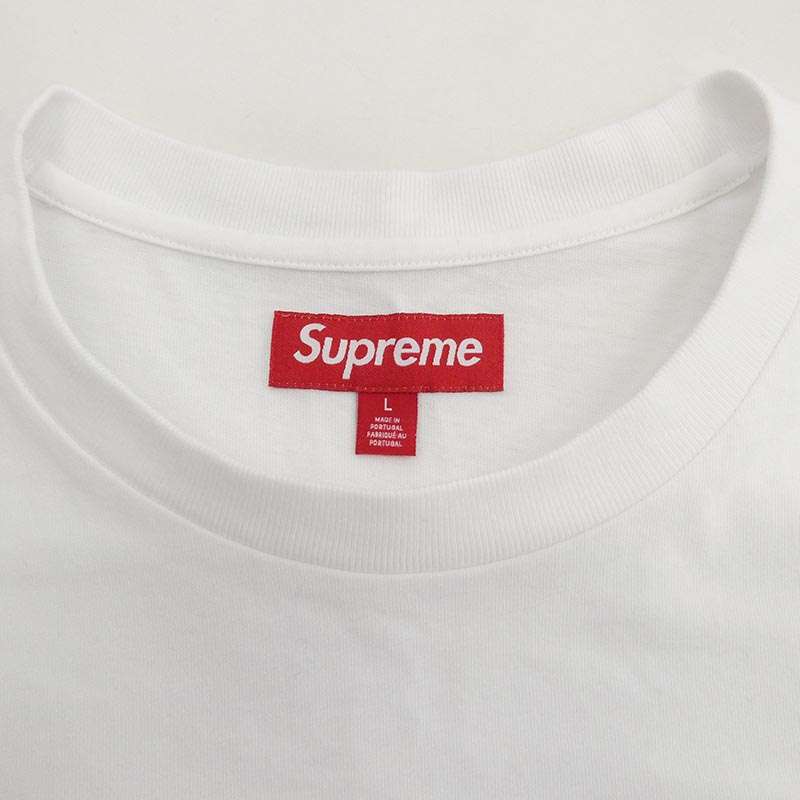 シュプリーム 25SS Small Box Logo L/S Tee スモール ボックス ロゴ クルーネック 長袖 Tシャツ 買取実績 画像