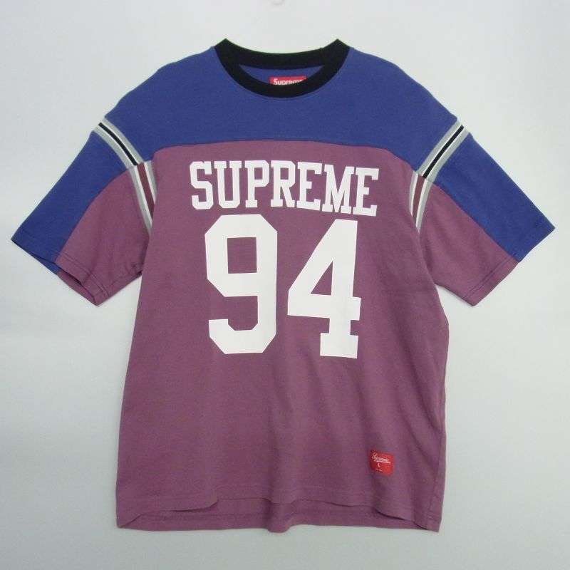 シュプリーム 25SS SPLIT SS FOOTBALL TOP スプリット フットボール Tシャツ 半袖 カットソー 買取実績 画像