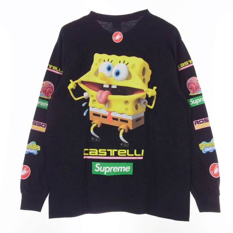 シュプリーム 25SS × SpongeBob Castelli Racing L/S Tee スポンジボブ レーシング 長袖 カットソー ロングスリーブTシャツ 買取実績 画像