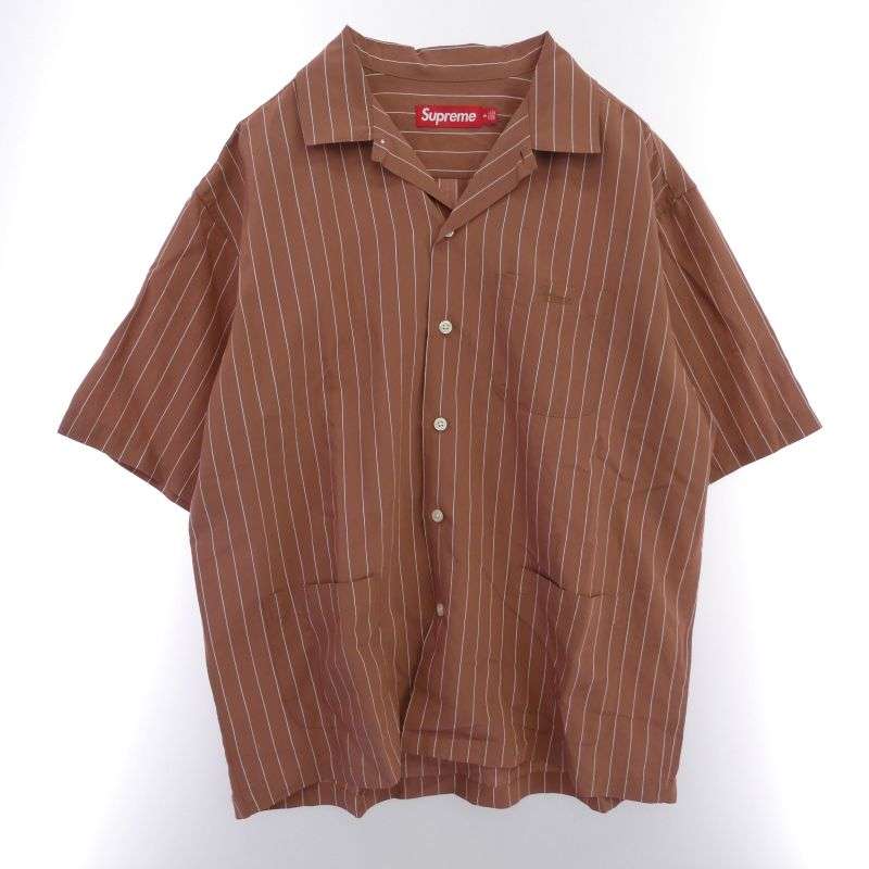 シュプリーム 25SS Stripe Pajama Shirt ストライプ パジャマ 半袖 シャツ 買取実績 画像