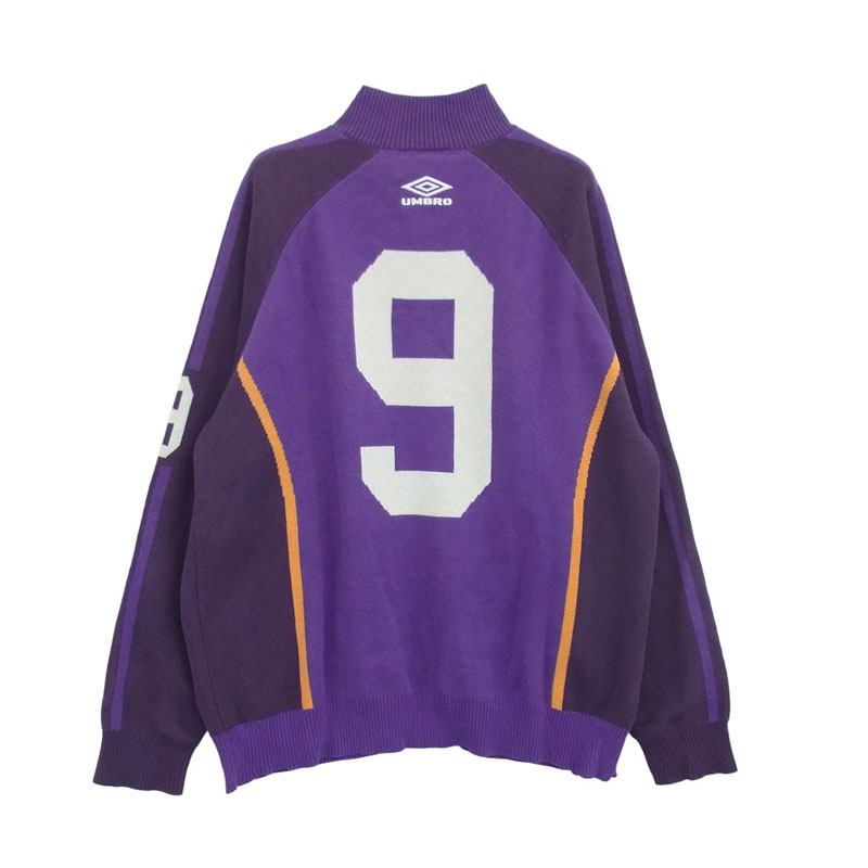 シュプリーム 25SS Umbro アンブロ Zip Up Sweater Purple ジップアップ フルジップ ニット セーター ジャケット 買取実績 画像