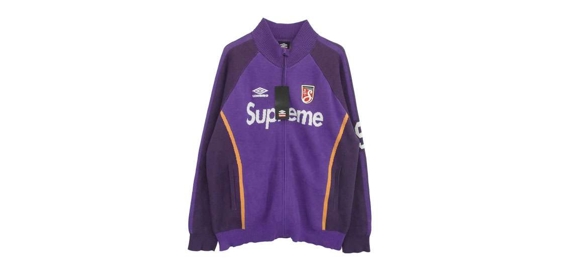シュプリーム 25SS Umbro アンブロ Zip Up Sweater Purple 買取実績