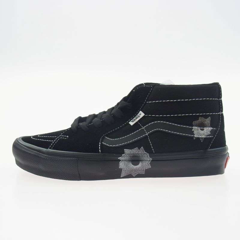 シュプリーム 25SS × VANS バンズ Nate Lowman Skate Grosso Mid Bullet Hole ネイトローマン バレットホール スケートグロッソ ミッド ロゴ スニーカー 買取実績 画像