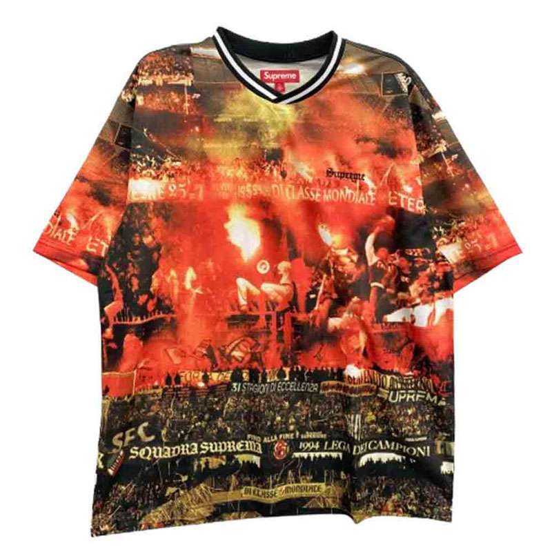 シュプリーム 25SS Vinci Per Noi Soccer Jersey ヴィンチ ペル ノイ サッカージャージ メッシュ 半袖 Vネック カットソー Tシャツ 買取実績 画像