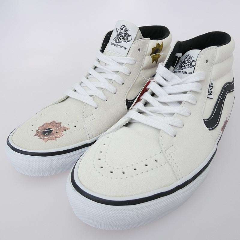 シュプリーム 25SS VN0A5KS1CRM x Nate Lowman Skate Grosso Mid Bullet Hole Natural ネイトローマン スケート グロッソ ミッド スニーカー 買取実績 画像