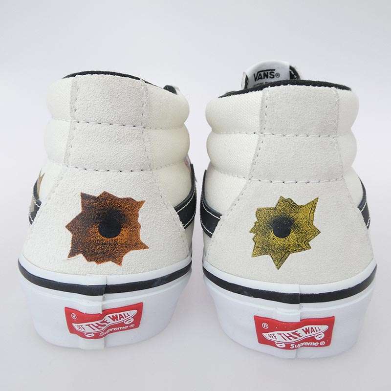 シュプリーム 25SS VN0A5KS1CRM x Nate Lowman Skate Grosso Mid Bullet Hole Natural ネイトローマン スケート グロッソ ミッド スニーカー 買取実績 画像