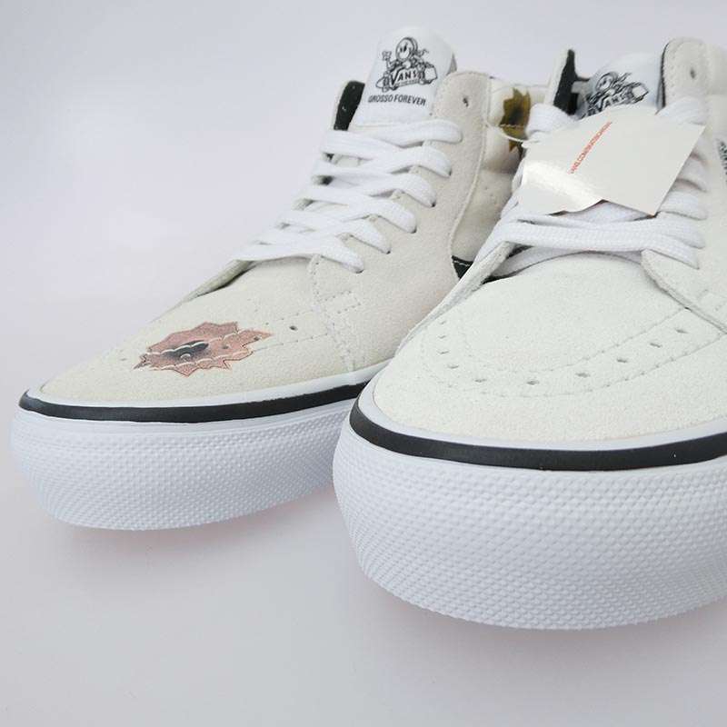 シュプリーム 25SS VN0A5KS1CRM x Nate Lowman Skate Grosso Mid Bullet Hole Natural ネイトローマン スケート グロッソ ミッド スニーカー 買取実績 画像