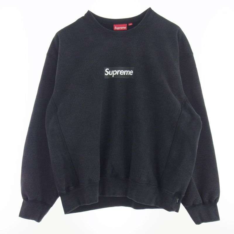 シュプリーム 25SS washed box logo crewneck ウォッシュ加工 ボックスロゴ クルーネック スウェット 買取実績 画像