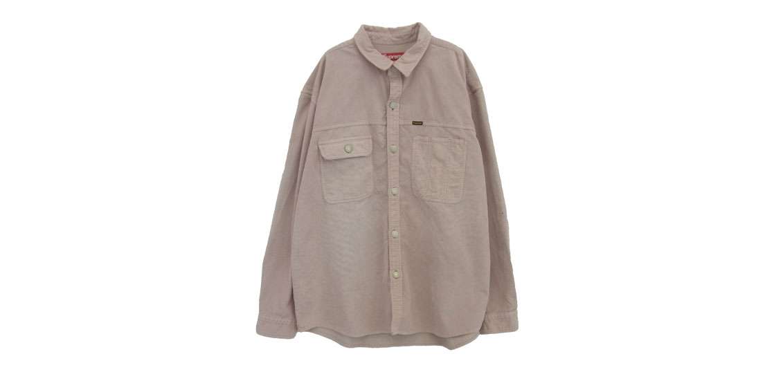 シュプリーム 25SS Washed Corduroy Shirt 買取実績