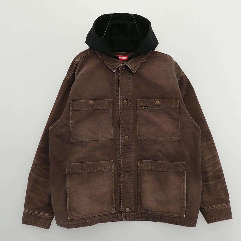 シュプリーム 25SS Worn Hooded Chore Coat 買取実績
