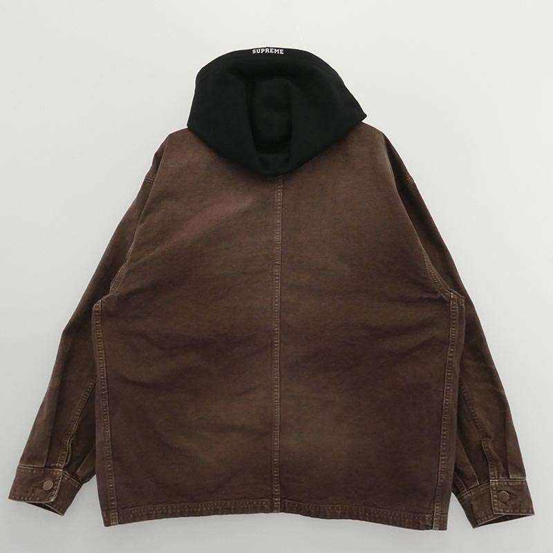 シュプリーム 25SS Worn Hooded Chore Coat ウォーンフーデッド チョアコート 買取実績 画像