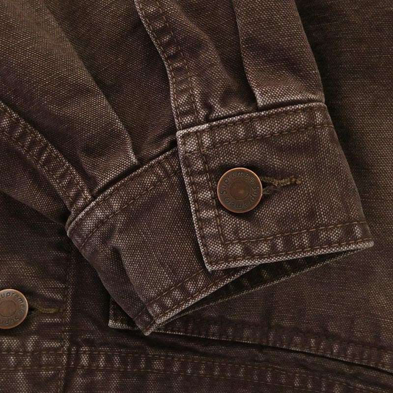 シュプリーム 25SS Worn Hooded Chore Coat ウォーンフーデッド チョアコート 買取実績 画像