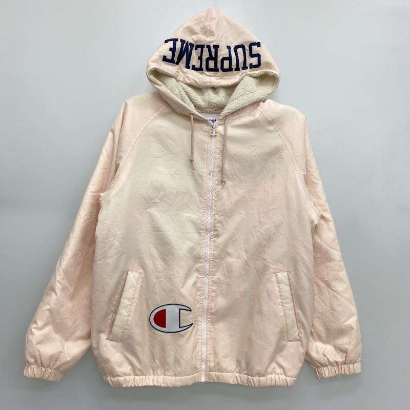 シュプリーム Champion チャンピオン 17AW Sherpa Lined Hooded Jacket シェルパ ラインド フーデッド ジャケット 買取実績 画像