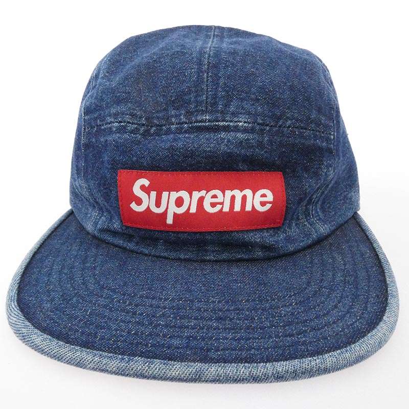 シュプリーム Denim Camp Cap インディゴ デニム キャンプキャップ ボックスロゴ 買取実績 画像