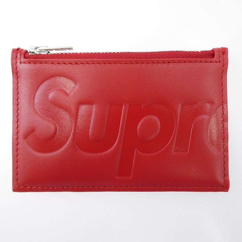 シュプリーム Leather Zip Card Holder レザー ジップ カード ホルダー ケース 買取実績 画像