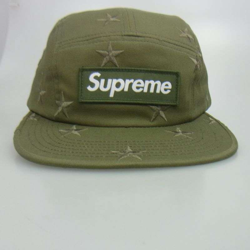 シュプリーム stars camp cap BOX LOGO ボックスロゴ 星柄 スター 刺繍 ジェットキャップ 帽子 買取実績 画像