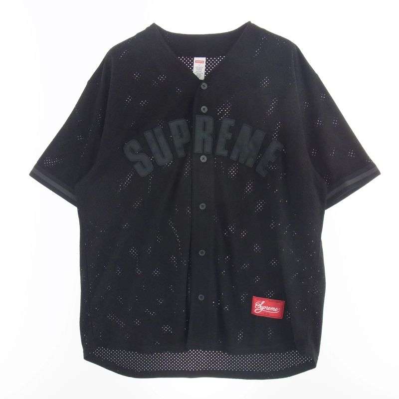 シュプリーム Ultrasuede Mesh Baseball Jersey ウルトラスウェード ベースボール 半袖 シャツ 買取実績 画像