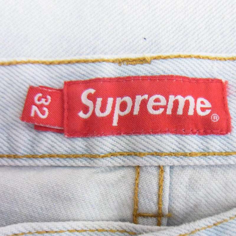 シュプリーム Washed Regular Jeans スター刺繍 ウォッシュド加工 レギュラージーンズ ボタンフライ デニムパンツ 買取実績 画像